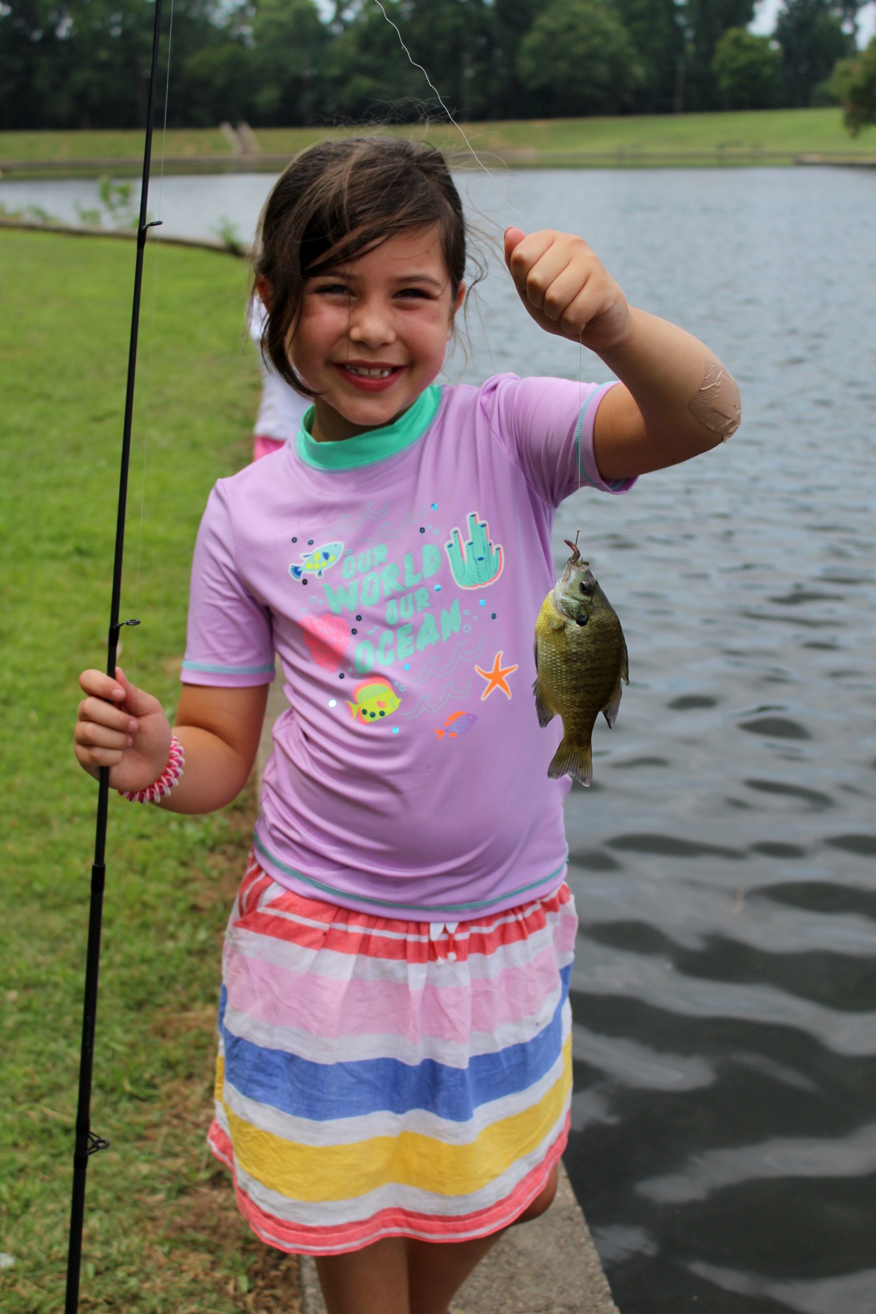 Good day for fishing. children with net and rod. summer holidays weekend.  Fly Fishing Time. little kids spend time in camp. having fun. fish angler.  two girls fishing. Big game fishing. summer